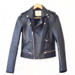 maje leather biker jacket